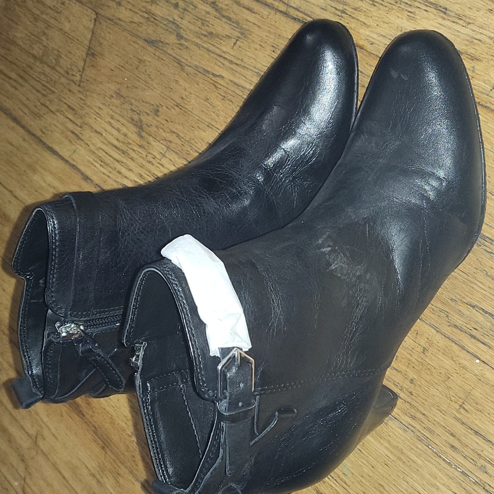 Sam Elderman Maddox Booties Upper Leather Size 6 M - image 1